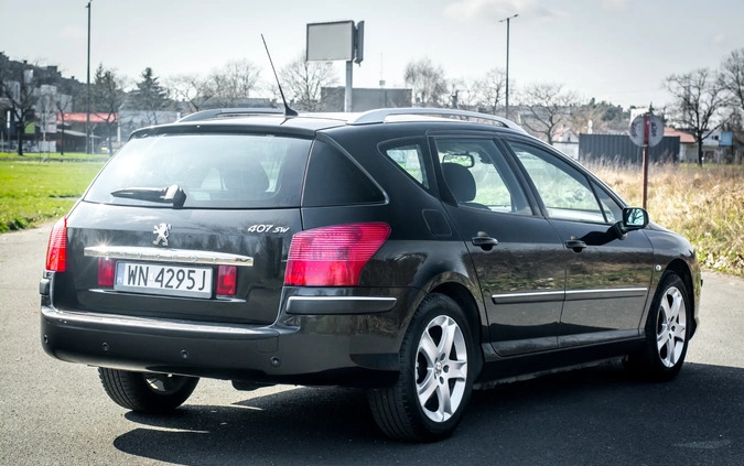 Peugeot 407 cena 8100 przebieg: 238750, rok produkcji 2004 z Warszawa małe 121